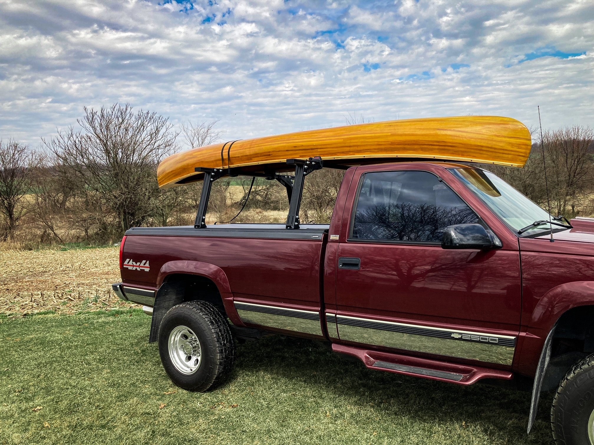 Silverado/Sierra 1500, 2500, 3500 - Bed Rack For Retractable Covers with T-slots