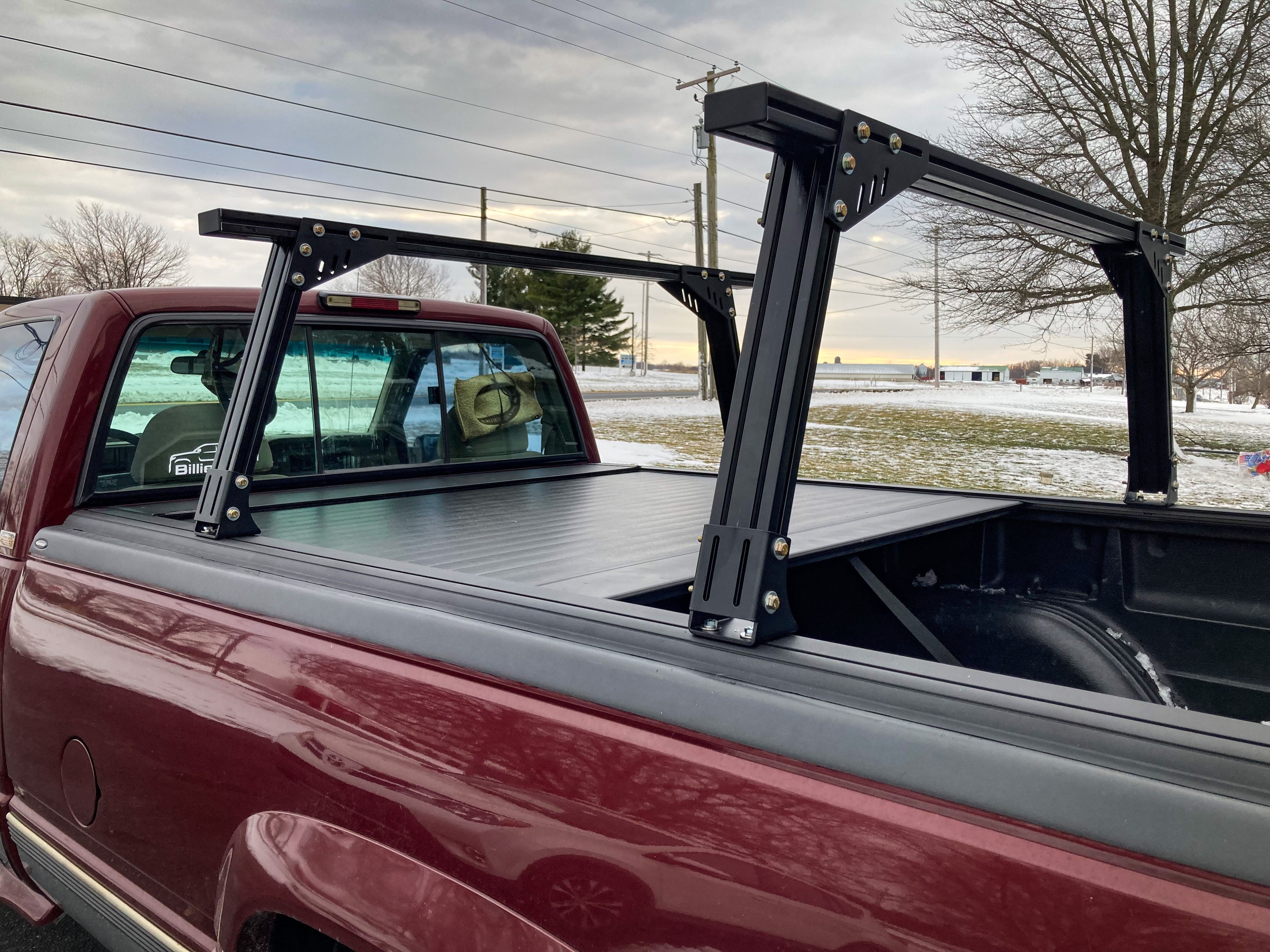 Silverado/Sierra 1500, 2500, 3500 - Bed Rack For Retractable Covers with T-slots